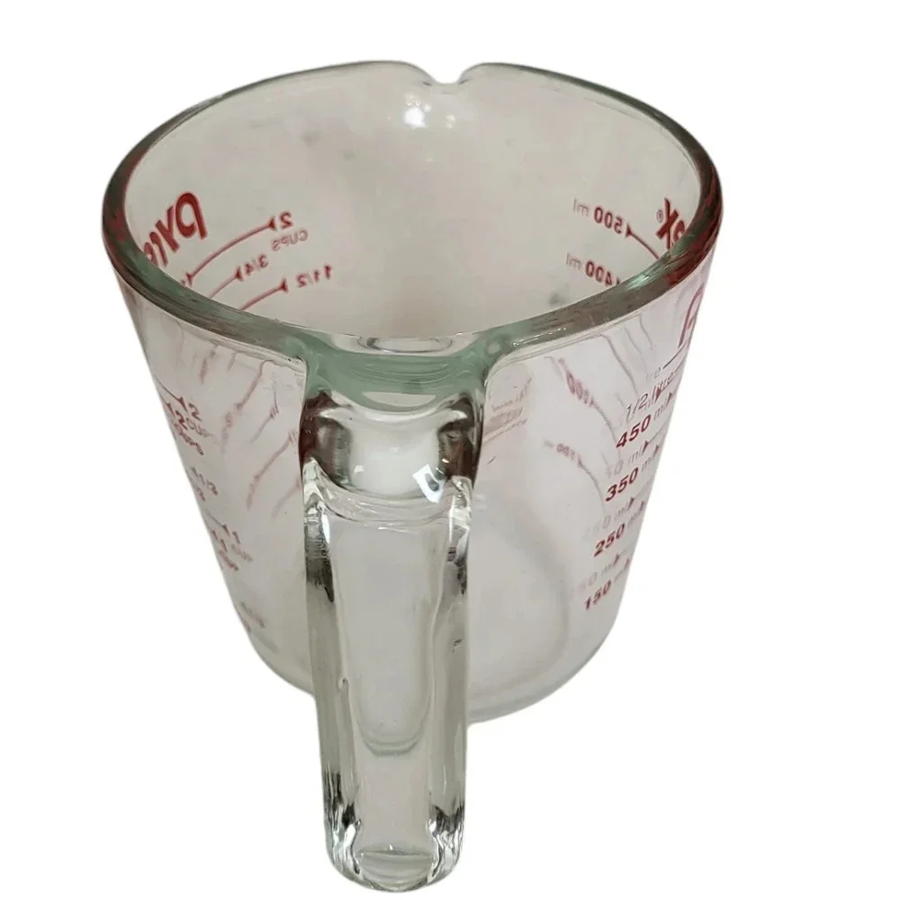 Pyrex pint measuring
